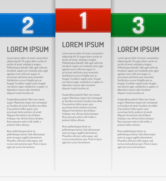 Инфографика пронумерованных шагов
