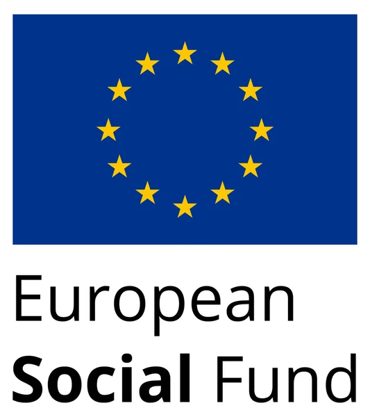 Evropský sociální fond — Stockový vektor