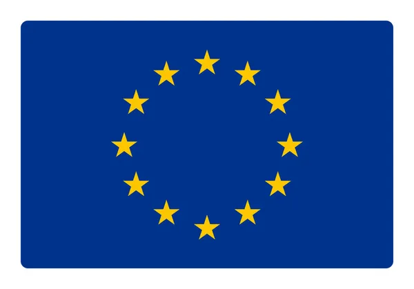 Bandera Europa — Vector de stock