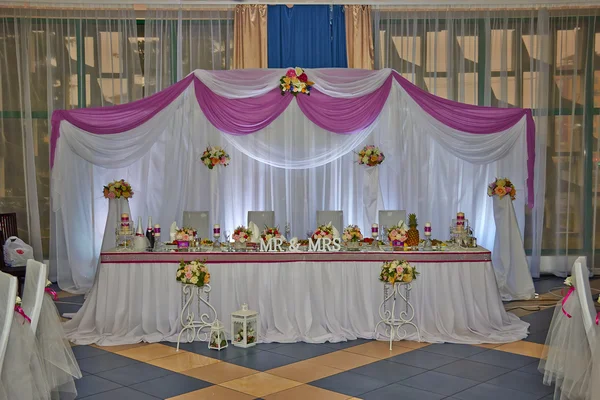 Весільний стіл — стокове фото