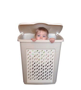 The boy inside a box