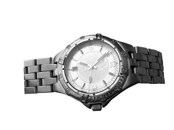 Wrist watch isolated gray — Stock Photo, Image