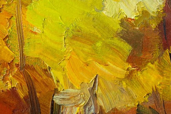 Fondo Abstracto Pintura Otoño Naranja Marrón Amarillo Beige Mezclado Colores —  Fotos de Stock