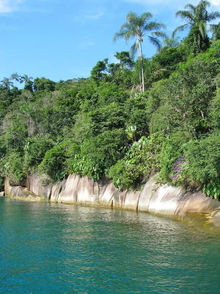 Brasile: splendida Costa Verde ("Costa Verde") vicino a Paraty e Rio — Foto Stock