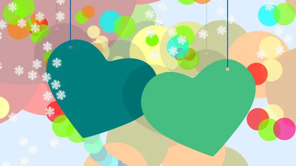 Heel Veel Liefde Snoepjes Vrolijk Kerstfeest Illustratie Groene Achtergrond Kerststal — Stockfoto
