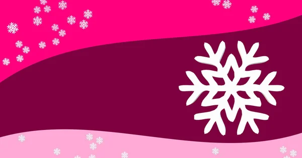 Paleta Cores Borgonha Snowflakes Cristais Água Congelados Folhas Geométricas Resumo — Fotografia de Stock