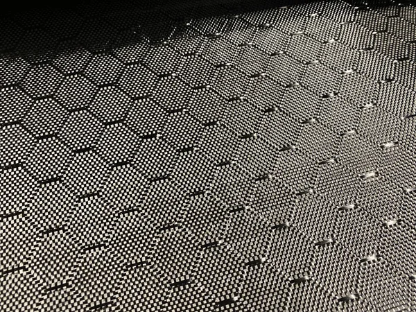 Uma Folha Soller Composites Tecido Fibra Carbono — Fotografia de Stock
