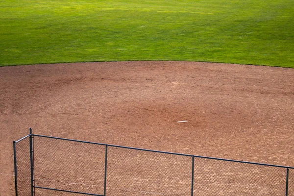 baseball diamond field clay and grass areas