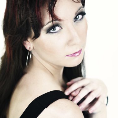 kadın portre Studio poz