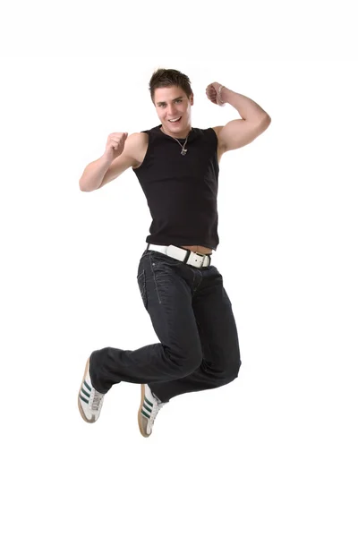 Homem de salto — Fotografia de Stock