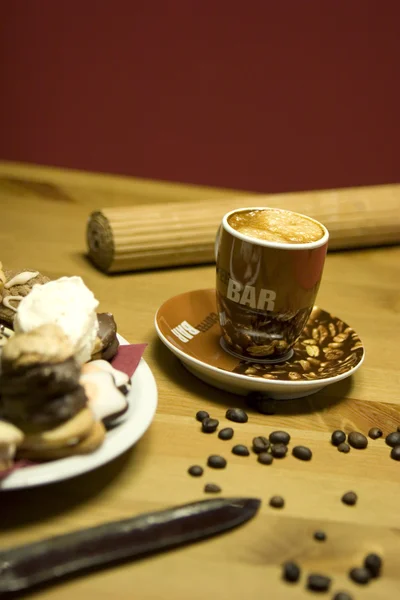 Coffee and cookies — Stock Photo, Image