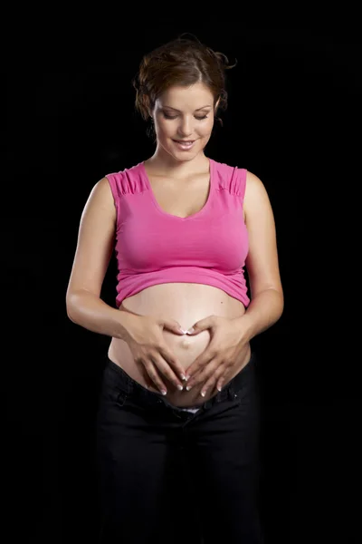 Signora incinta. — Foto Stock