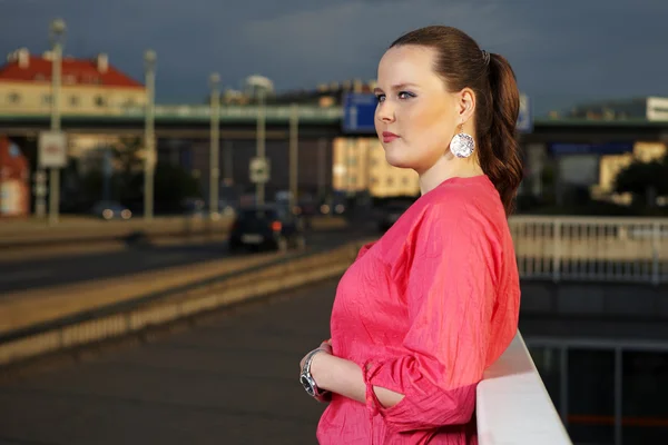 Busty young woman — Stock Photo, Image