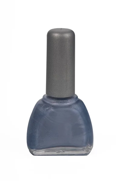 Violette Farbe Emaille in Glasflasche — Stockfoto