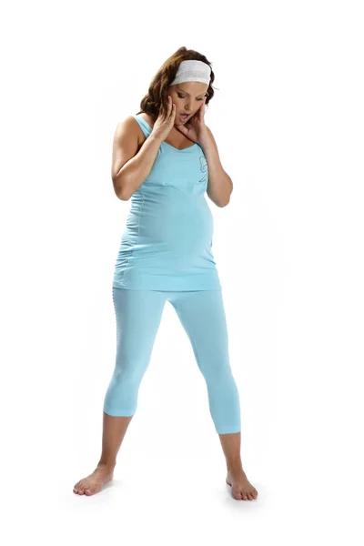 Yoga in der Schwangerschaft — Stockfoto