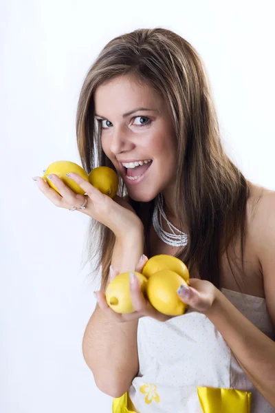 Dame au citron — Photo