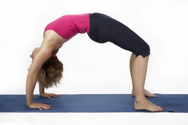 Poses de yoga — Photo