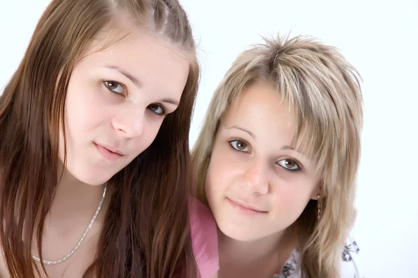 Sisters in studio — Stock Photo, Image