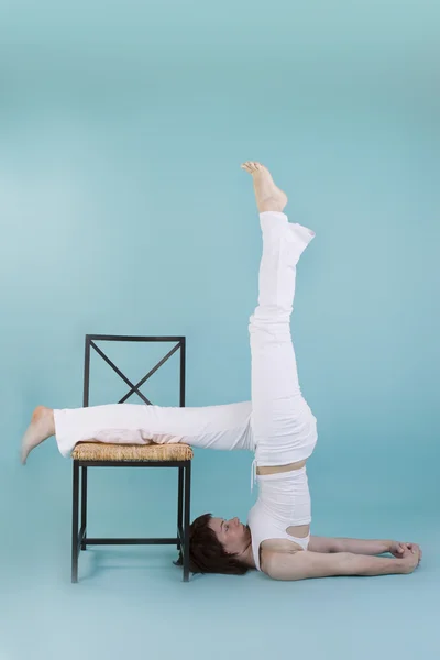 Yoga-oefeningen — Stockfoto