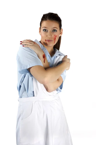 Stary styl pielęgniarka — Zdjęcie stockowe