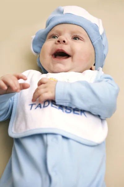 Baby care dressed in fashion style — Stock Photo, Image