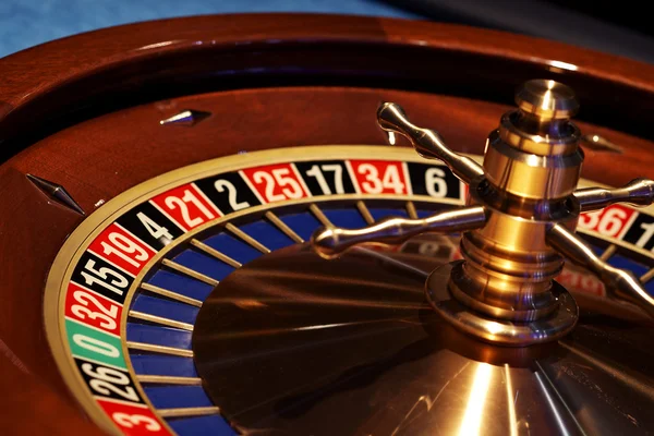 Details of gaming of roulette and poker Royalty Free Stock Photos