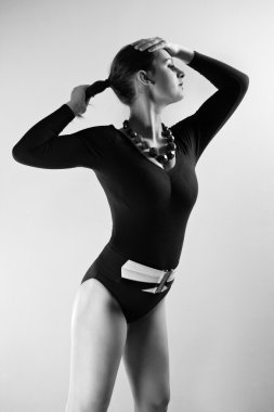 Genç anne poz