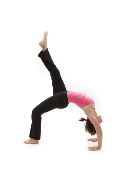 Yoga exercițiu — Fotografie, imagine de stoc
