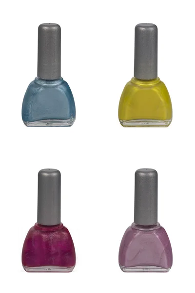 Set gekleurde nagellak — Stockfoto