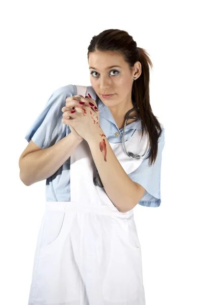 Krankenschwester alten Stils — Stockfoto