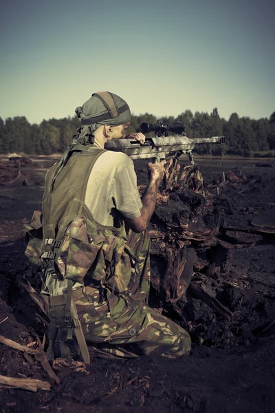 Özel Kuvvetler asker — Stok fotoğraf