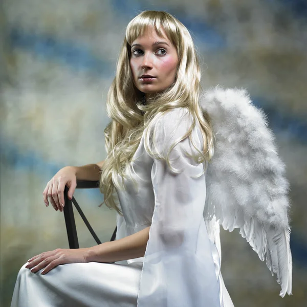 Blonde angel — Stock Photo, Image