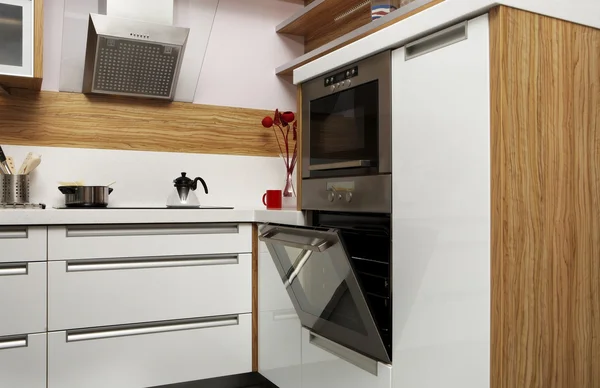 Interiores de cozinha moderna — Fotografia de Stock