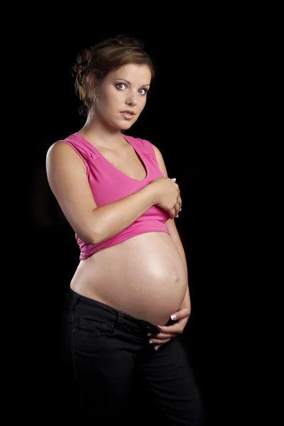 Pani w ciąży — Zdjęcie stockowe