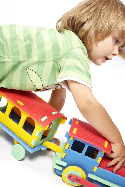 Children at play with toys — Stock Photo, Image