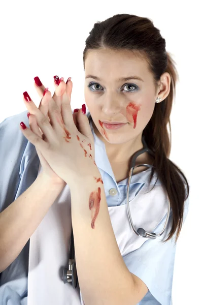 Old style nurse Stock Picture