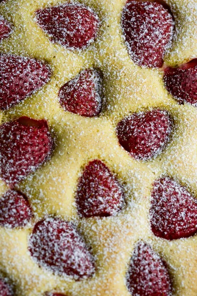 Pie with strawberries — Stock Photo, Image