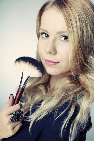 Make-up kunstenaar — Stockfoto