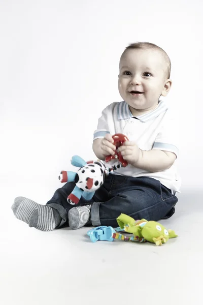 Kid playing in the studio — Stock Photo, Image