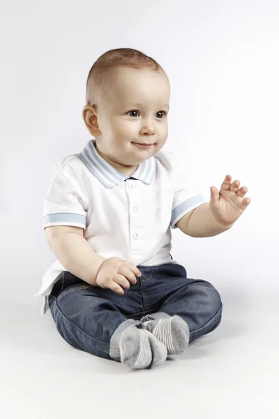 Baby posing in the studio — Stock Photo, Image