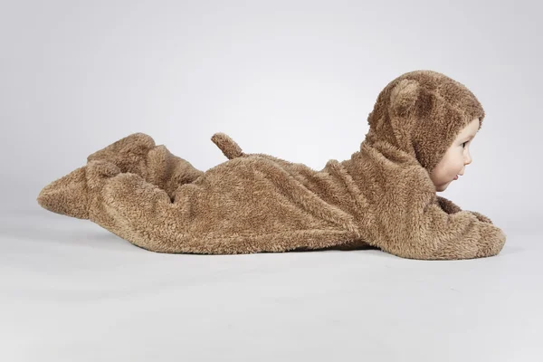 Bir ayı kostumüm evlat — Stok fotoğraf