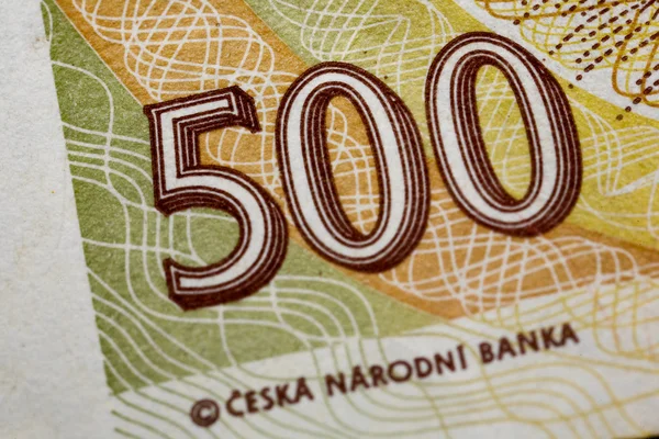 500 Czk — Zdjęcie stockowe