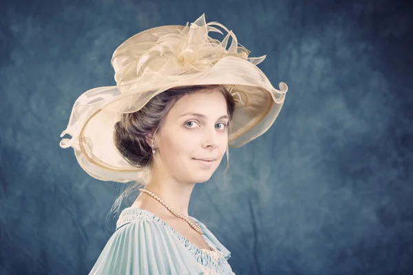Lady of old times — Stock Photo, Image