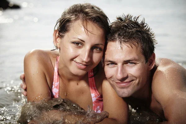 Summer day on beach — Stock Photo, Image