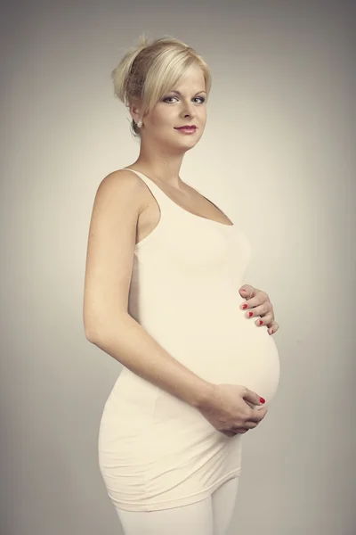Gravid flicka — Stockfoto