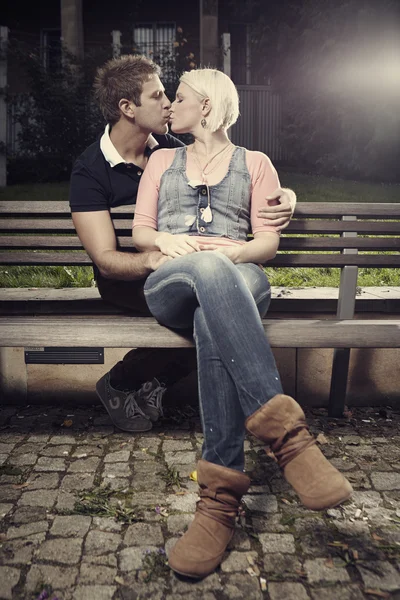 Kyss mig min kärlek — Stockfoto