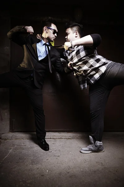 Street hand fight — Stock Photo, Image