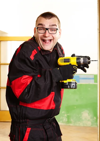 Crazy craftsman — Stock Photo, Image