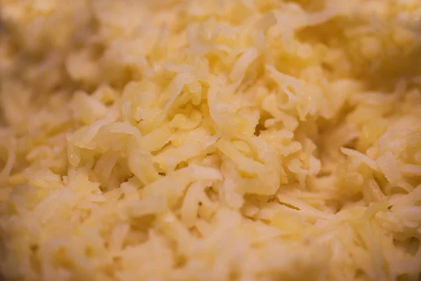 Grated Potatoes Prepared Making Dough Gnocchi — Stock Photo, Image