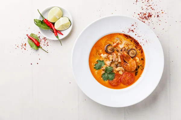 Spicy Thai soup — Stock Image Spicy Thai soup Stock Picture
